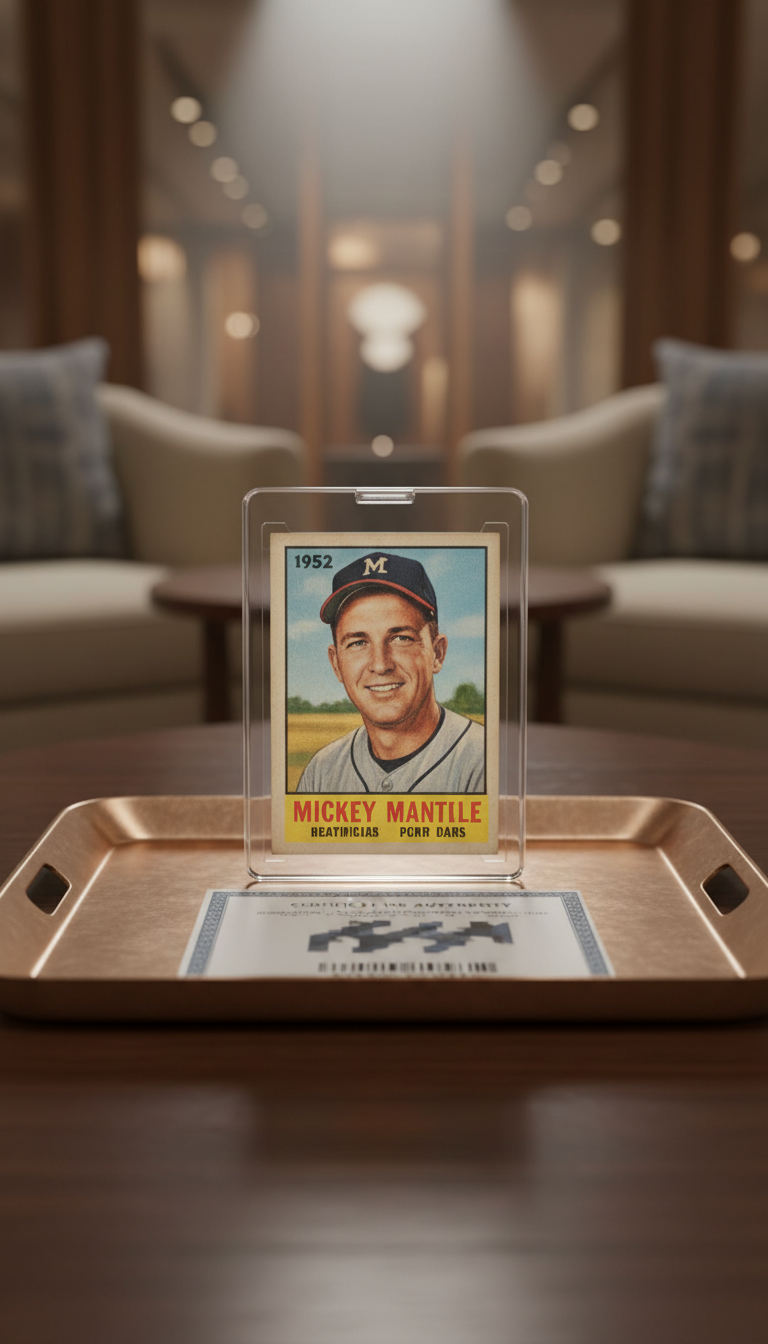 1952 Topps Mickey Mantle Acrylic Case